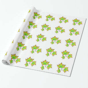 Papel De Regalo Hoja de arce