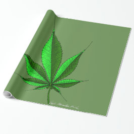 Papel De Regalo Hoja de cáñamo 14