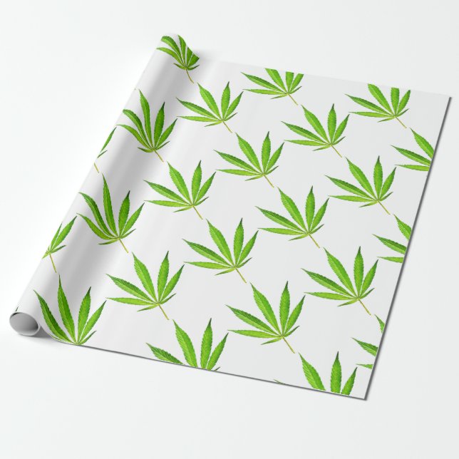 PAPEL DE REGALO HOJA DE LA MALA HIERBA (Desenrollado)