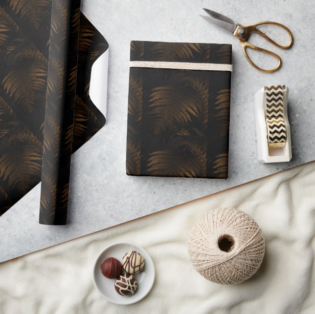 Papel De Regalo Hoja dorada (Artesanía)