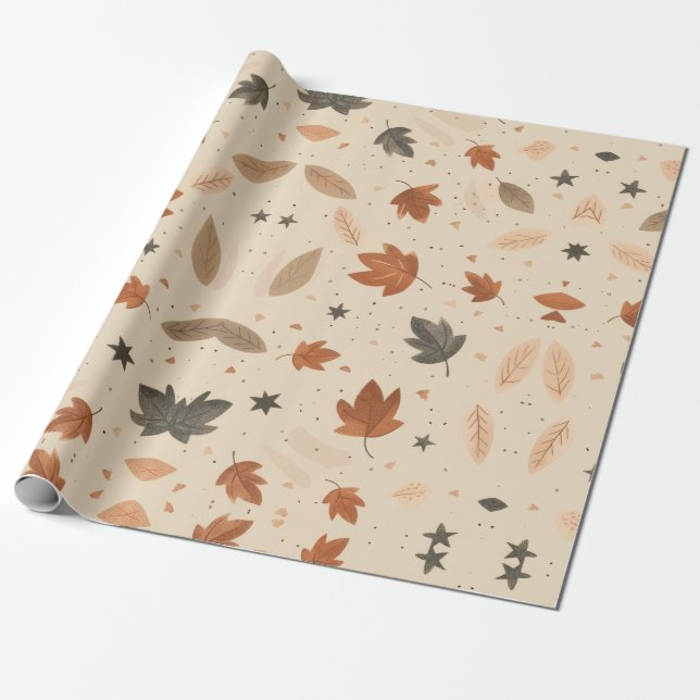 Papel De Regalo hojas (Desenrollado)