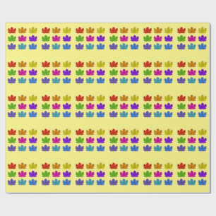 Papel De Regalo Hojas de arce coloridas