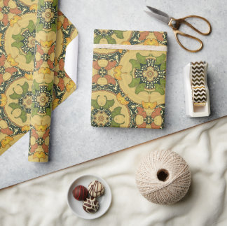Papel De Regalo Hojas de Ginkgo
