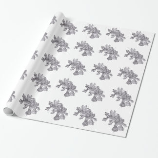 Papel De Regalo Hojas de la caída con las bellotas