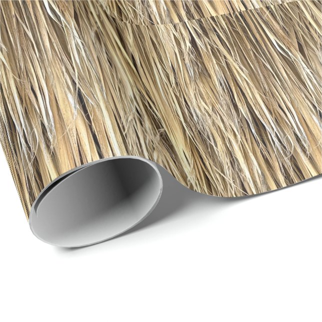 Papel De Regalo Hojas de palmeras muertas (Esquina del rollo)