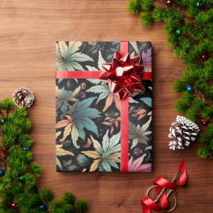 Papel De Regalo Hojas de plantas coloreadas