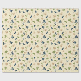 Papel De Regalo Hojas Pequeñas