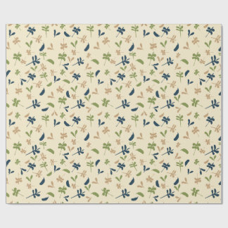 Papel De Regalo Hojas Pequeñas