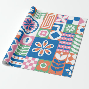 Papel De Regalo Hojas tropicales. Patrón sin costuras botánicas. T