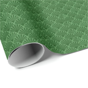 Papel De Regalo Hojas verdes