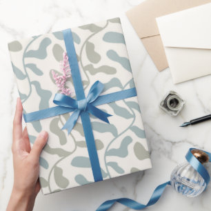 Papel De Regalo Hojas y Enredaderas Retro