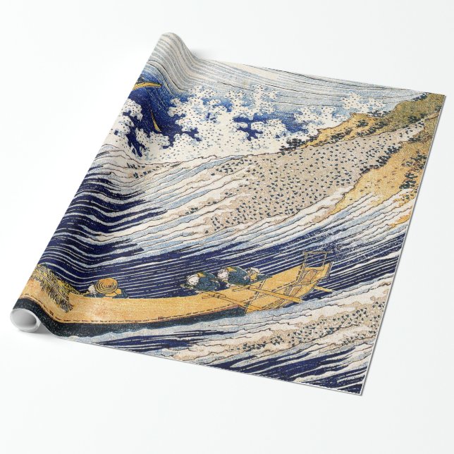Papel De Regalo Hokusai - Choshi en Shimosha (Desenrollado)