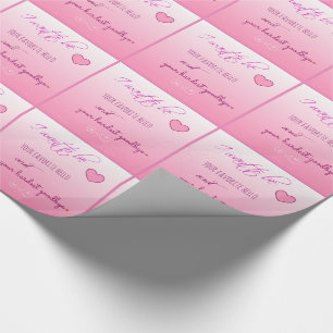 Papel De Regalo "Hola favorita" Valentine