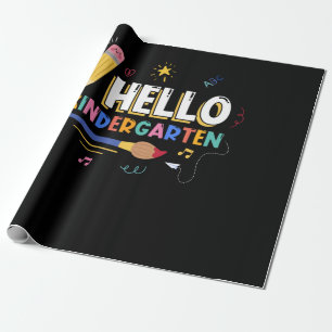 Papel De Regalo Hola Kindergarten