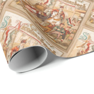 Papel De Regalo Holandés Sinterklaas del día del St. Nick en