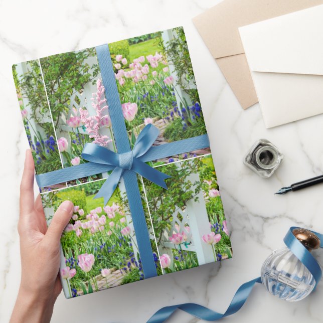 Papel De Regalo Holandés Tulip Garden Trellis (Regalar)
