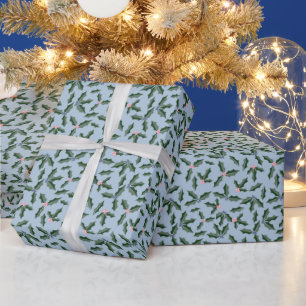 Papel De Regalo Holly Berry