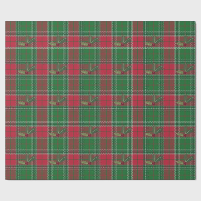 Papel De Regalo Holly Holiday (Costura)