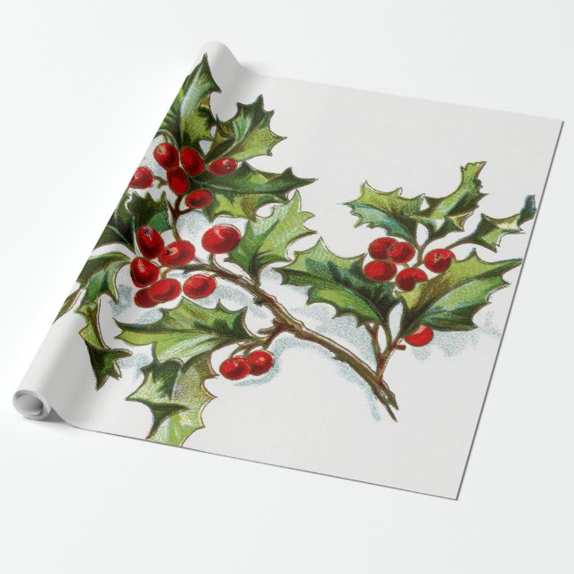 Papel De Regalo HollyBerries20150802 (Desenrollado)