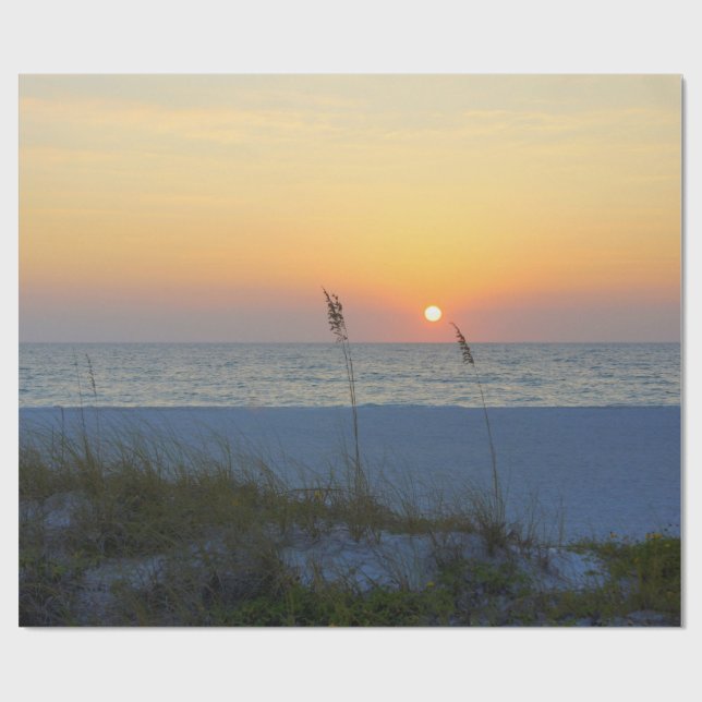 Papel De Regalo Holmes Beach Sunset (Superficie plana)