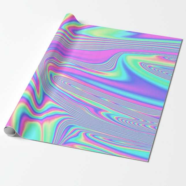 Papel De Regalo Holográfico (Desenrollado)