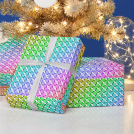 Papel De Regalo Holográfico Cuadros