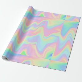 Papel De Regalo Holográfico Pastel