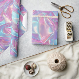 Papel De Regalo Holográfico Pastel irlandés