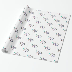 Papel De Regalo holograma Capricornio