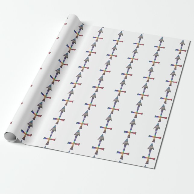 Papel De Regalo holograma Sagittarius (Desenrollado)