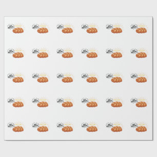 Papel De Regalo Holy Challah Hanukkah Judío Jew Bread
