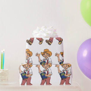 Papel De Regalo Hombre Con Una Biblia
