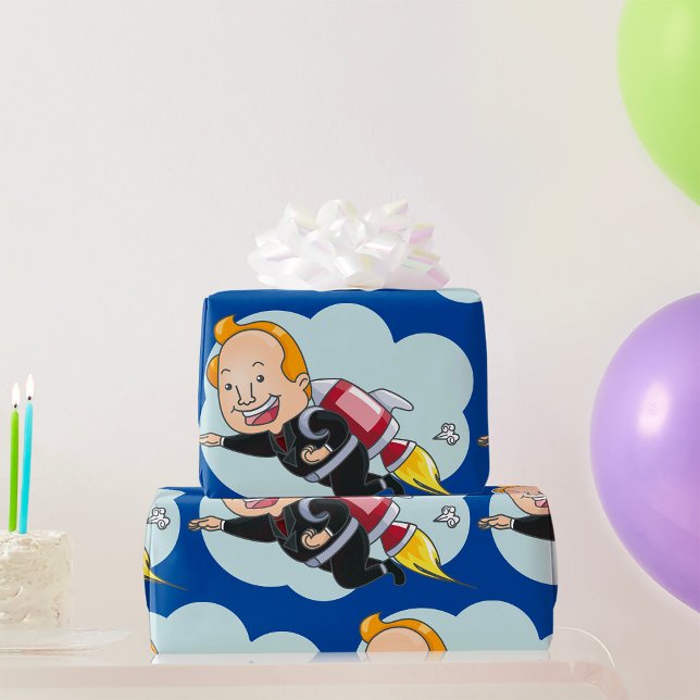 Papel De Regalo Hombre de cohete (Subido por el creador)