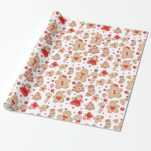 Papel De Regalo Hombre de Jengibre Galletas Horneadas Rústico Capr