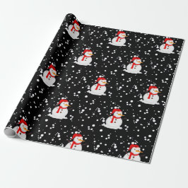 Papel De Regalo "Hombre de nieve"