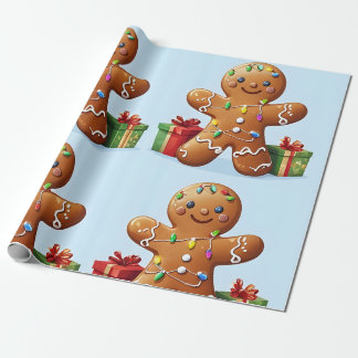 Papel De Regalo Hombre de pan de jengibre