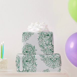 Papel De Regalo Hombre verde