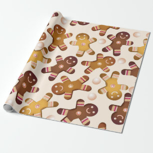 Papel De Regalo Hombres de pan de jengibre
