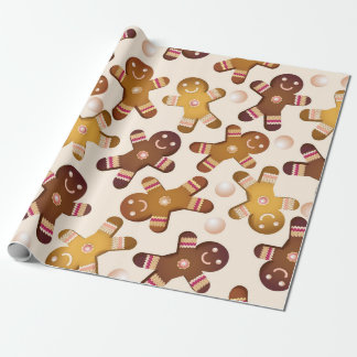 Papel De Regalo Hombres de pan de jengibre