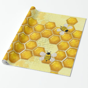 Papel De Regalo Honey Comb 3D Whimsey