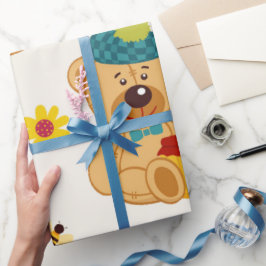 Papel De Regalo Honey Teddy Bears