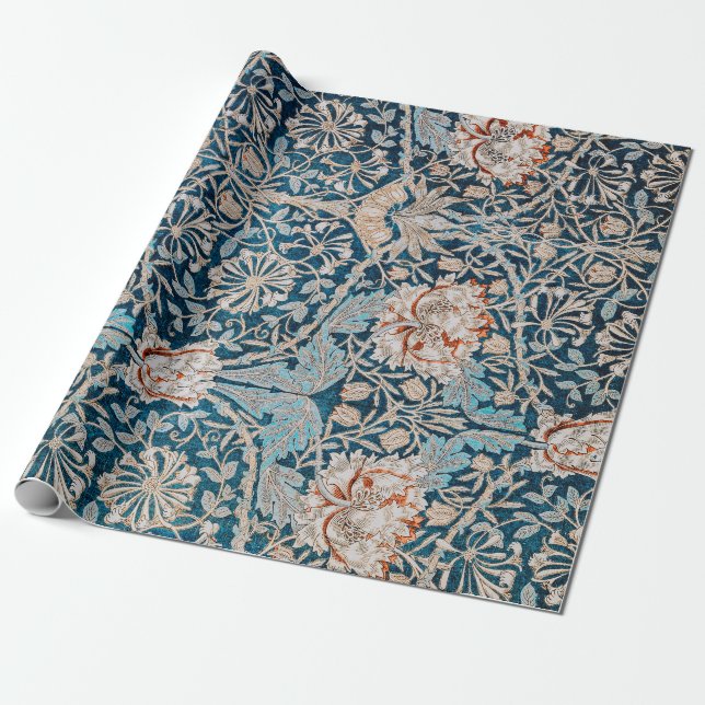 Papel De Regalo Honeysuckle, William Morris (Desenrollado)