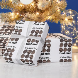 Papel De Regalo Hongo de Trufa Es Difícil Encontrarme Divertido