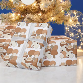 Papel De Regalo Hongo Fungus Fungi Comestible