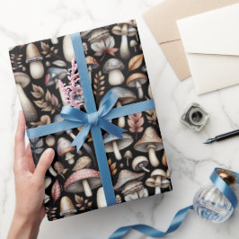 Papel De Regalo Hongos místicos 