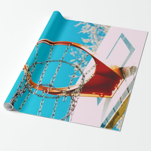 Papel De Regalo Hoop de baloncesto (Desenrollado)