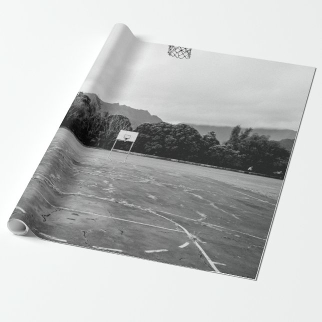 Papel De Regalo Hoop de baloncesto (Desenrollado)
