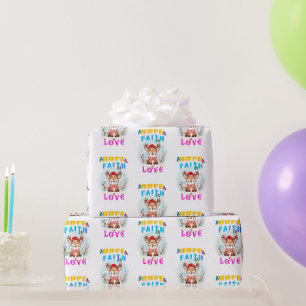 Papel De Regalo Hope Faith Love