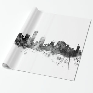 Papel De Regalo Horizonte de Milwaukee Wisconsin