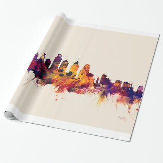 Papel De Regalo Horizonte de Philadelphia Pennsylvania